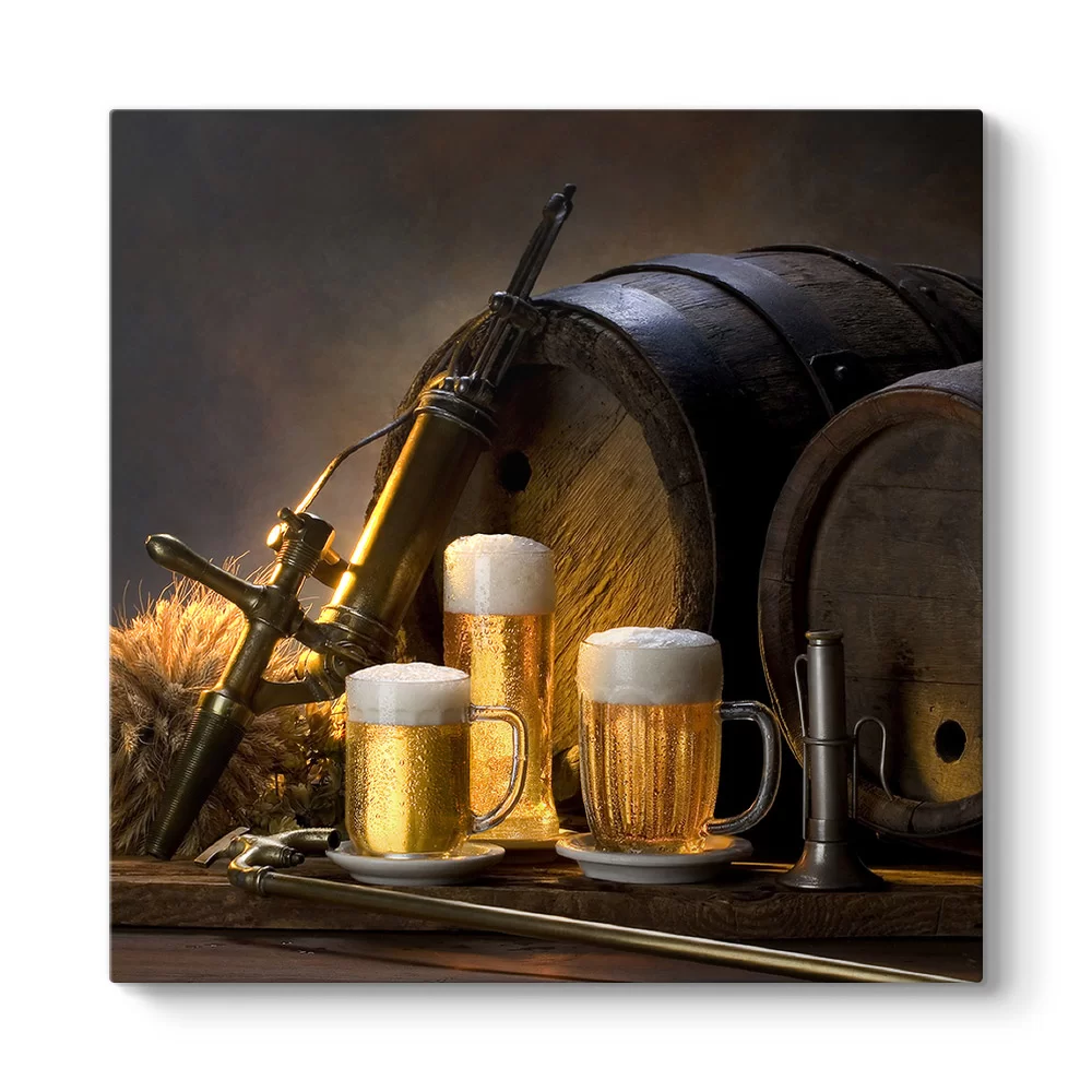 Bira Fıçısı Tablosu - Model 3